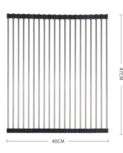 TOQUE Stainless Steel Dish Drying Rack-1973193932091297794