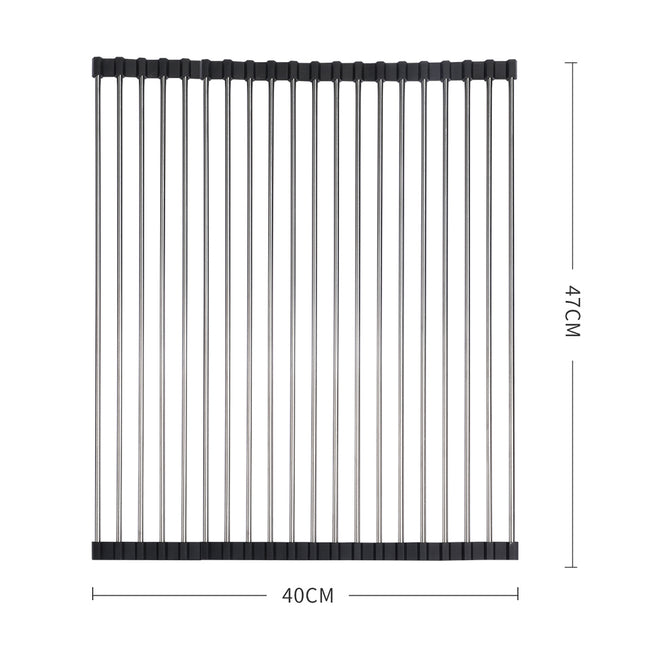 TOQUE Stainless Steel Dish Drying Rack-1973193932091297794