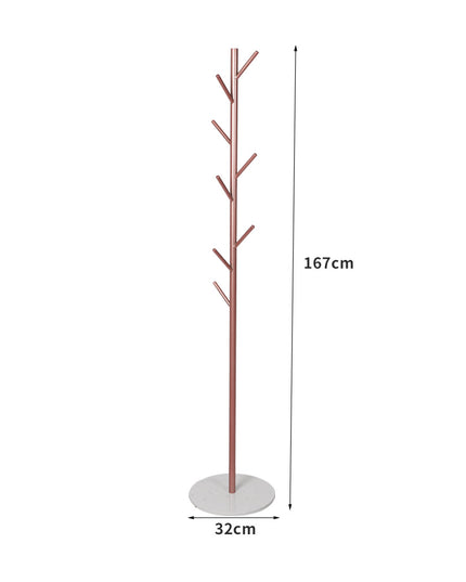 Levede Coat Rack Hat Clothes Stand Hanger Rose Gold Rose Golden-1973193816286564354