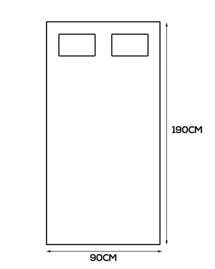 Dreamz Bamboo Pillowtop Mattress Topper Single-1973193980795555842