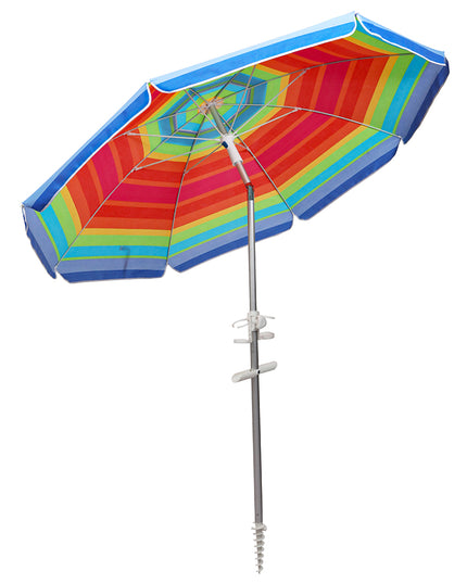 Mountview 2.2M Outdoor Beach Umbrellas Sand Colorful-1973193500015071233
