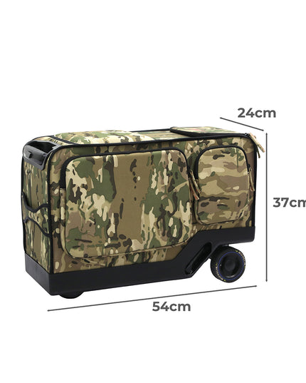 Slimbridge 20" Electric Riding Luggage Suitcase Green Colour-1975420419313897474