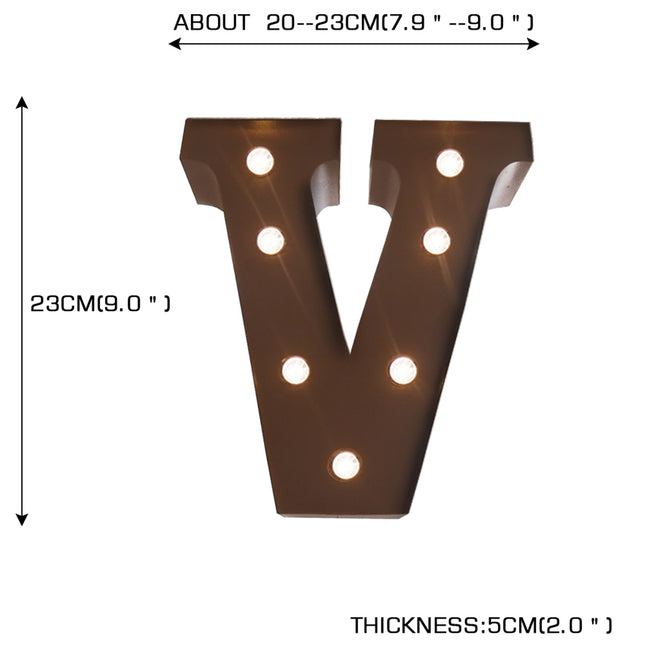 LED Metal Letter Lights Free Standing-1973194201806016514