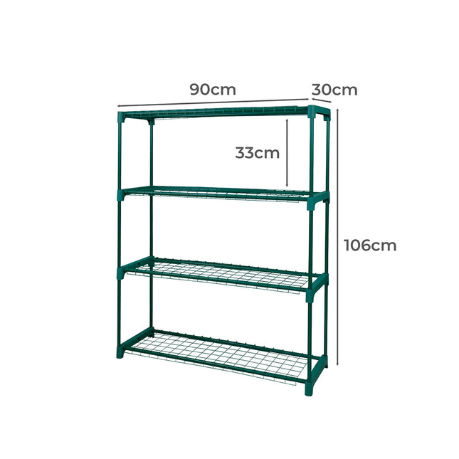 Levede 2x 4 Tier Plant Stand Shelves-1973193770933555202