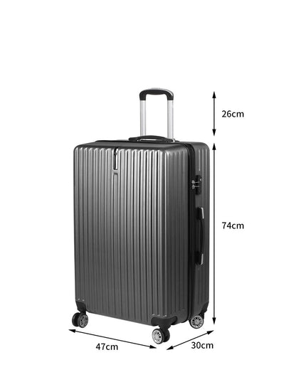Slimbridge 28" Inch Luggage Suitcase Grey 28 inch-1973193937782968322