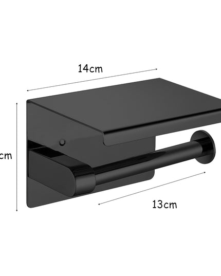 Toilet Paper Holder Roll Bath Tissue Black-1973193872687370242
