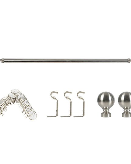 Marlow Steel Curtain Rod Quiet Rail Satin Nickel-1973194068246794243