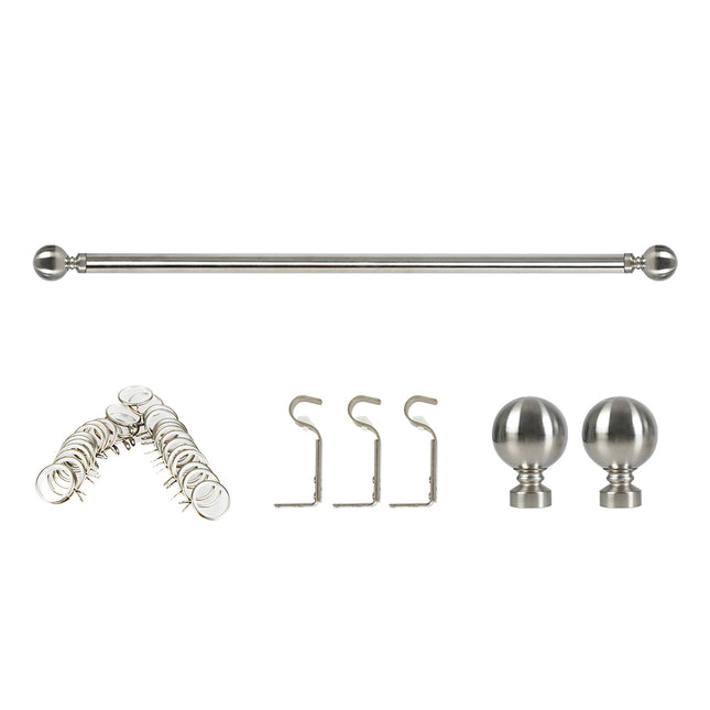 Marlow Steel Curtain Rod Quiet Rail Satin Nickel-1973194068246794243