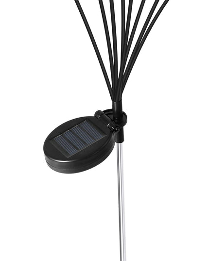 Firfly Solar Lawn Lights 8LED 4PC Outdoor Black-1973193958083399683