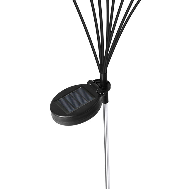 Firfly Solar Lawn Lights 8LED 4PC Outdoor Black-1973193958083399683