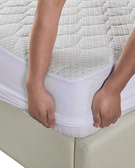 Dreamz Mattress Protector Topper Bamboo Single-1975420425194311683