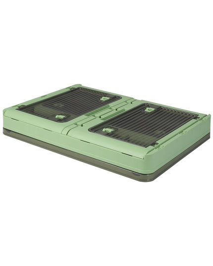 55L Storage Boxes Stackable Container M Green Medium-1973193712464957443