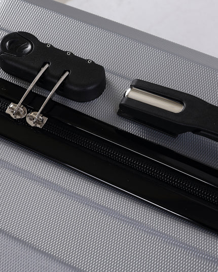 Slimbridge 2pcs 20"Travel Luggage Set Grey-1975420479338582019