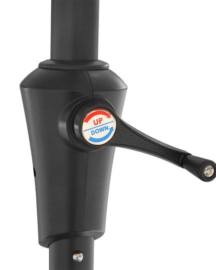 Centra 4.5M Double-sided Patio Umbrella Outdoor Umbrella Base Stand Khaki-1973193482810036227