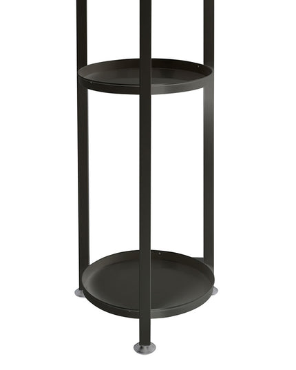 Levede Plant Stand Outdoor Indoor Flower Black Medium-1973193773810847747