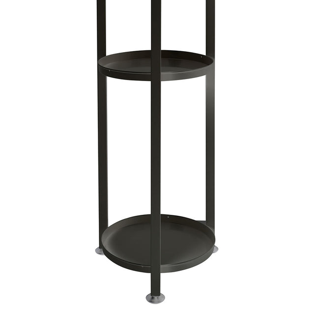 Levede Plant Stand Outdoor Indoor Flower Black Medium-1973193773810847747