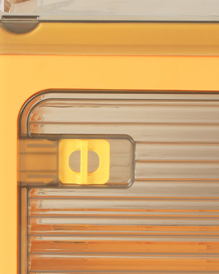 Storage Organiser Large Box Stackable M Orange Medium-1973193712657895427