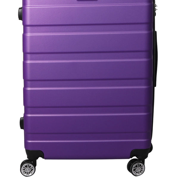 Slimbridge 3PC Luggage sets Suitcase Purple-1973193942879047683