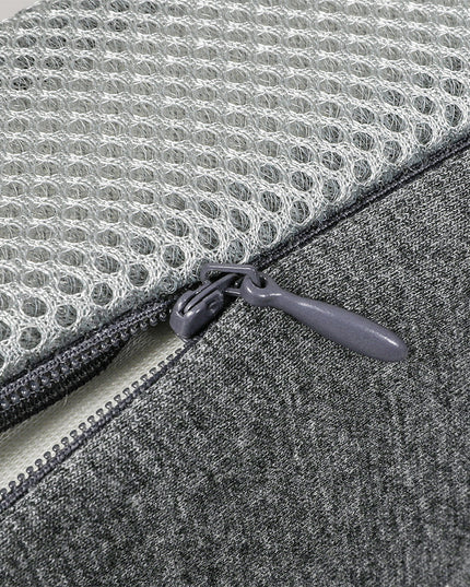 Dreamz Memory Foam Pillow Pillowcase Supprt Grey Rebound-1973193536392269827