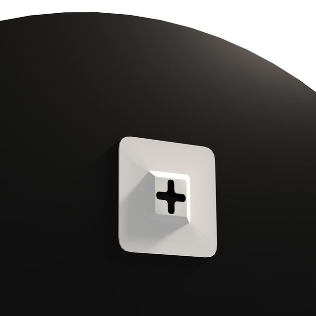 Yezi 50cm Round Wall Mirror Frameless Tempered Glass-1973193573570580483