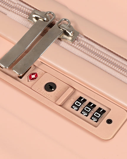 Slimbridge 26" Luggage Trolley Travel Hard Pink-1975420322798768131