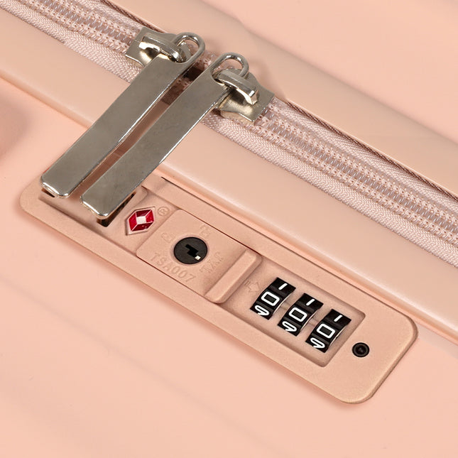 Slimbridge 26" Luggage Trolley Travel Hard Pink-1975420322798768131