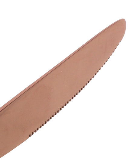 Stainless Steel Cutlery Set Glossy Knife Rose Gold-1973193929646018563