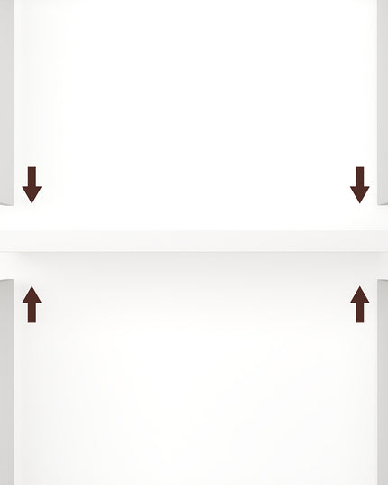 Levede 6 Tier Book Shelf Adjustable Shelves White-1984023719693127683