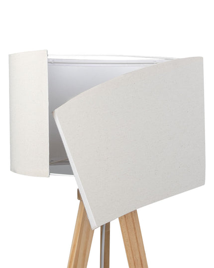 EMITTO Tripod Floor Lamp with Shelf
