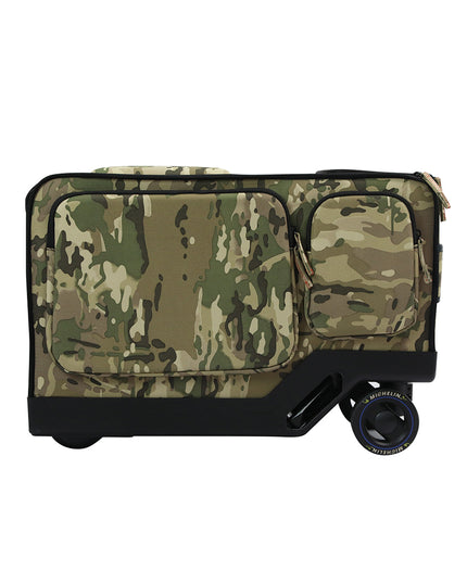 Slimbridge 20" Electric Riding Luggage Suitcase Green Colour-1975420419313897475