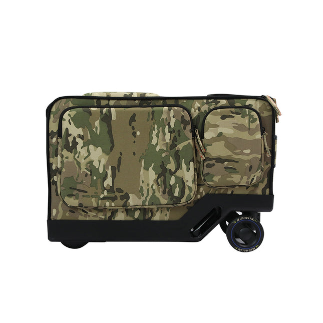 Slimbridge 20" Electric Riding Luggage Suitcase Green Colour-1975420419313897475