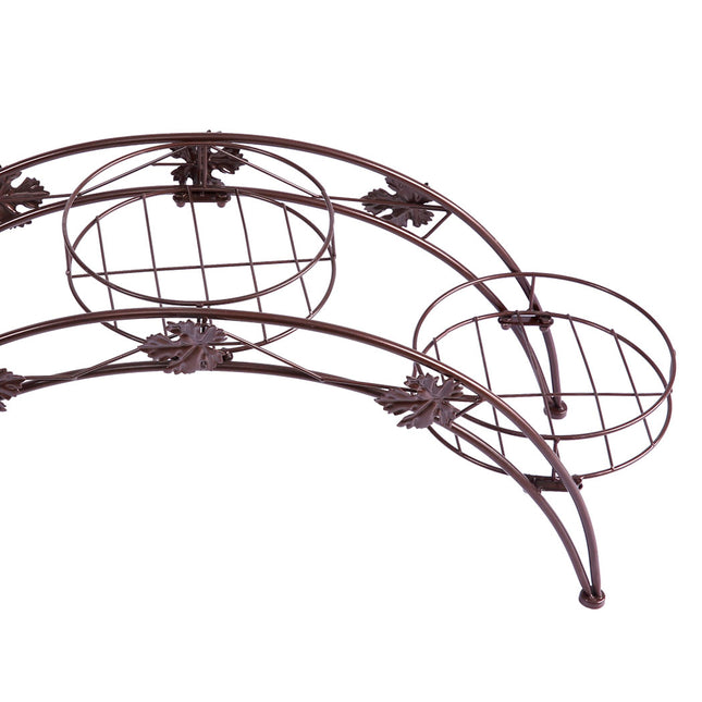 2X Plant Stand Outdoor Indoor Metal Bronze-1973193771344596996