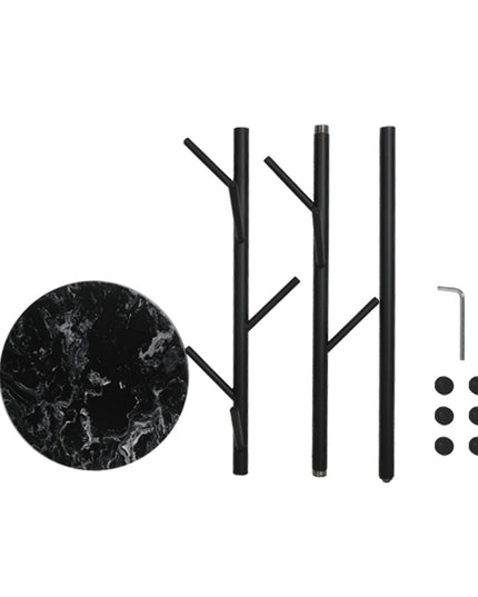 Levede Coat Rack Hat Clothes Stand Hanger Black-1973193815909076996