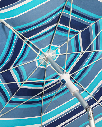 Mountview 2M Outdoor Beach Umbrellas Sand Blue-1973193499432062980
