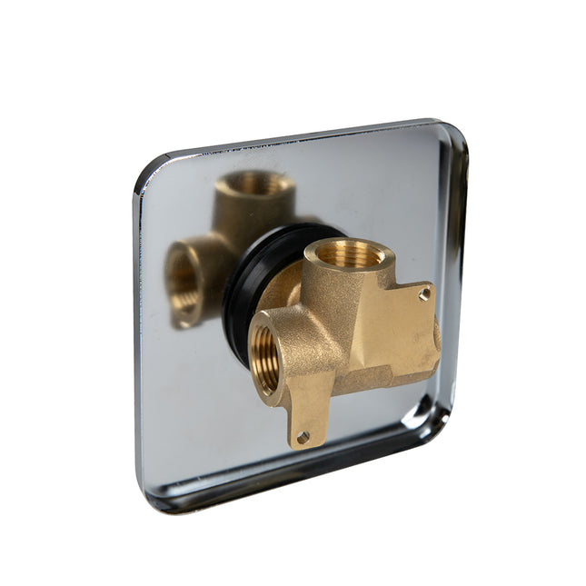 Dutxa Brass Shower Mixer Tap Cold Hot Charcoal-1975420468664078340