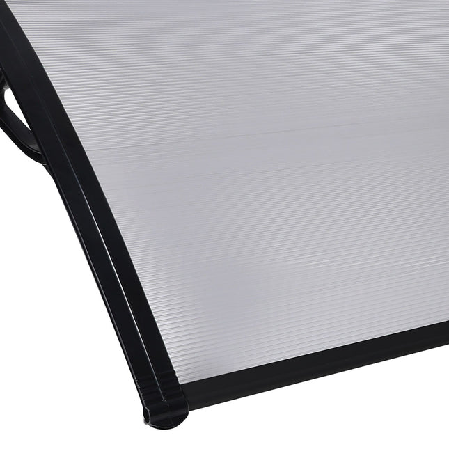 Mountview Window Door Awning Outdoor 1M X 1.2M Transparent 1x1.2M-1975420432177827844