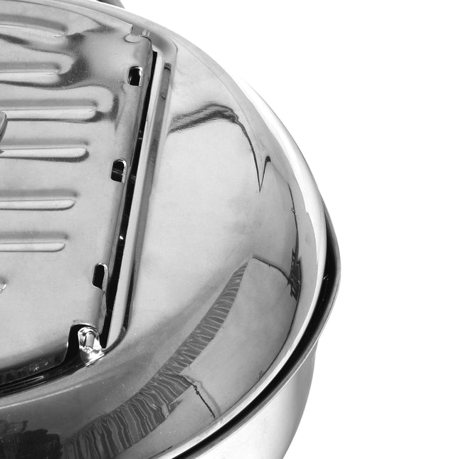 TOQUE 24cm Japanese Deep Frying Pan Silver-1973193928526139396