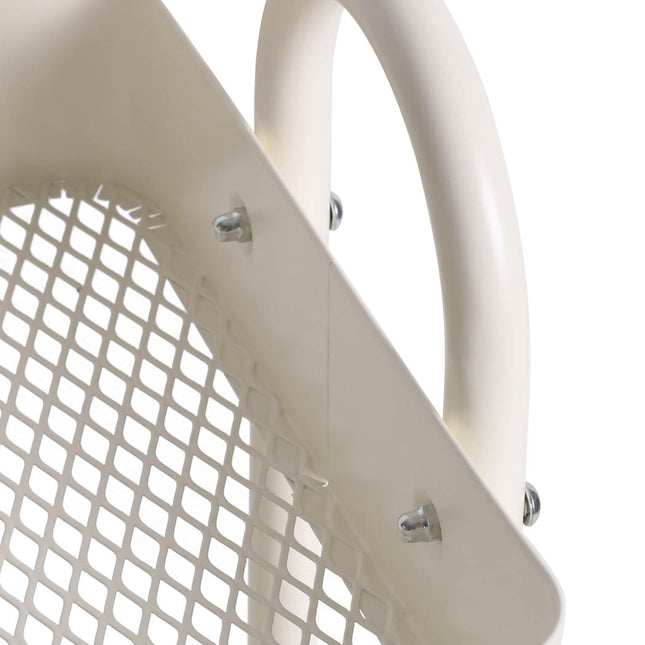 Levede 4 Tiers Kitchen Trolley Cart White-1973193877846364164