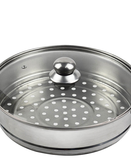 TOQUE Stainless Steel Steamer Meat Vegetable-1973193931718004740