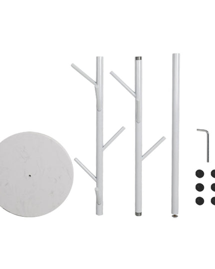 Levede Coat Rack Hat Clothes Stand Hanger White-1973193816466919428