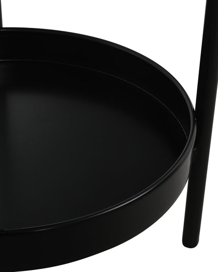 Levede 2 Tier Plant Stand Outdoor Indoor Black Large-1973193775849279492