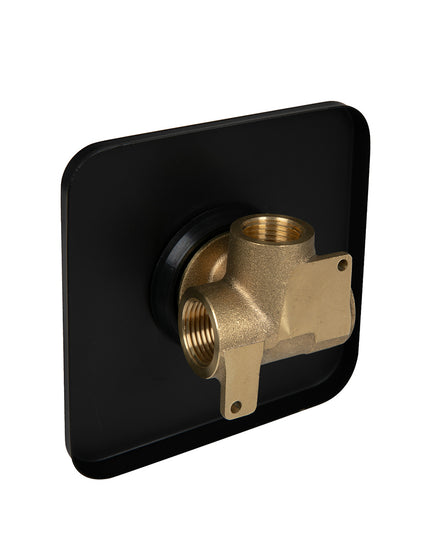 Dutxa Bathroom Shower Mixer Tap Brass Black-1973193895995117572