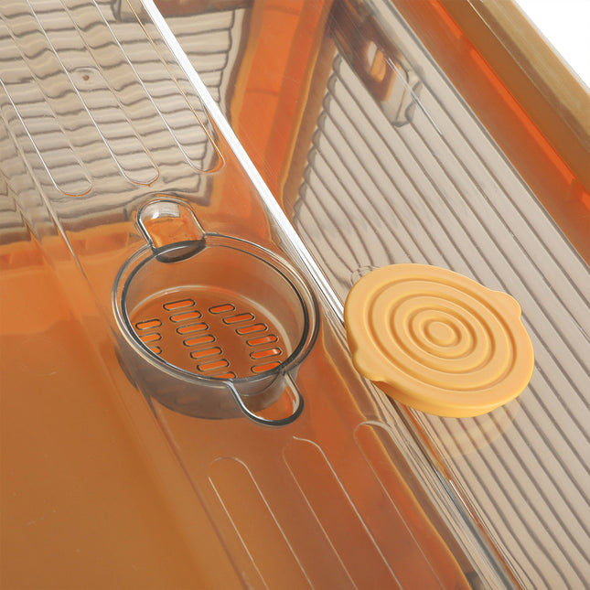 Storage Containers with Lid Clothes S Orange Small-1973193713060548612