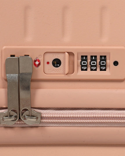 Slimbridge 26" Luggage Wide Handle Hard Case Pink-1975420323562131460