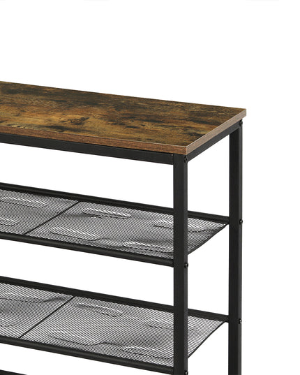 Levede 5-Tier Shoe Rack Storage Cabinet 100cm Wide-1975420510837805060