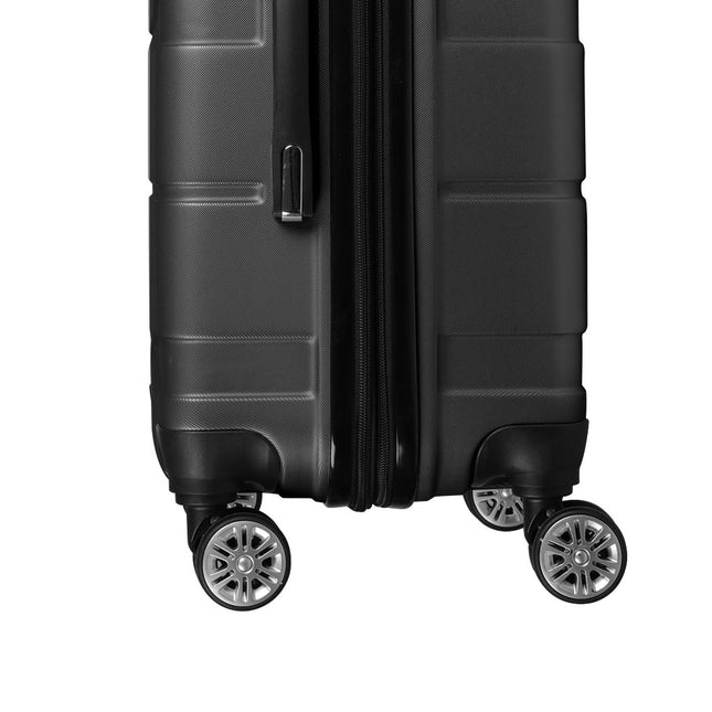 Slimbridge 28" Inch Expandable Luggage Black 28 inch-1973193943302672388