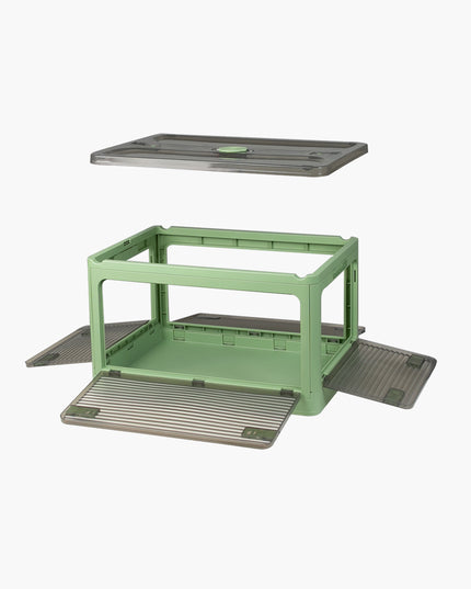 55L Storage Boxes Stackable Container M Green Medium-1973193712464957444