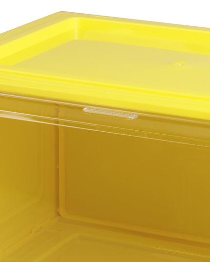 Stacked Sneaker Display Case 6x Clear Yellow-1973193714826350596