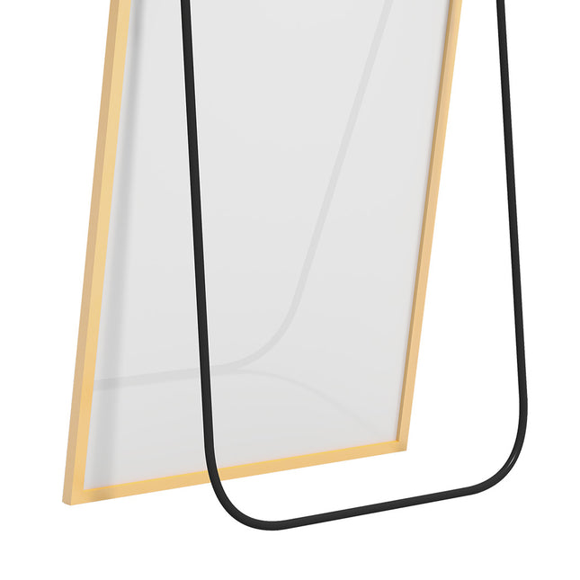 Yezi 165X60CM Full Length Mirror Wall Mounted Mirror Gold-1973193573386031108