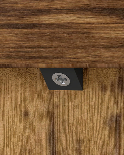 Levede 6 Tier Book Shelf Adjustable Shelves Walnut-1984023719512772612